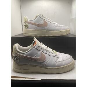 Nike Air Force 1 Low SE White Flower Nature Womens Multi Sizes DJ6377-100 Size 8